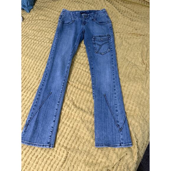 Y2K Rare Vintage 90’s Women’s Zana-di Jeans Flared Details Size 3 - Picture 1 of 10